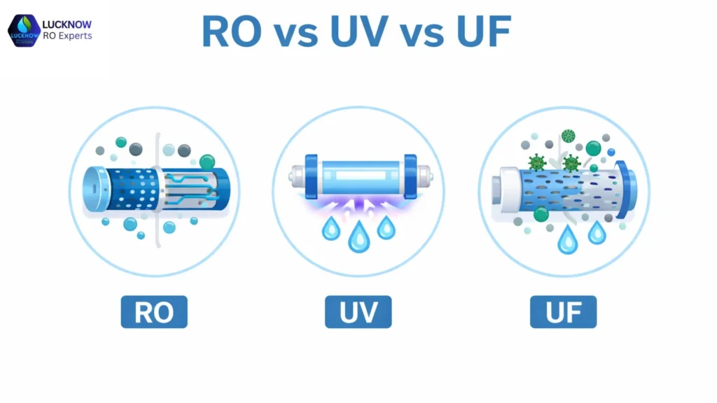 RO vs UV vs UF